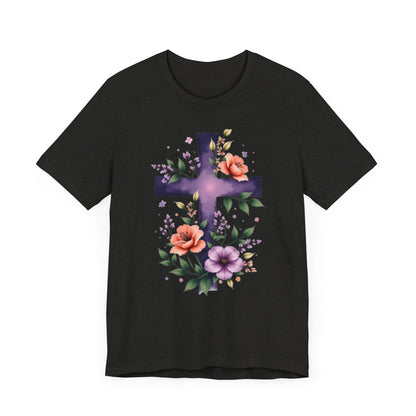 Floral Cross T-Shirt