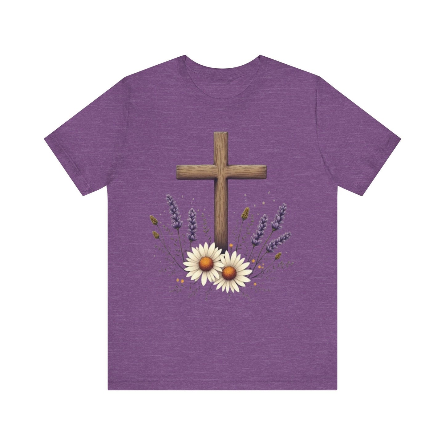 Floral Cross T-Shirt