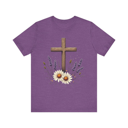 Floral Cross T-Shirt