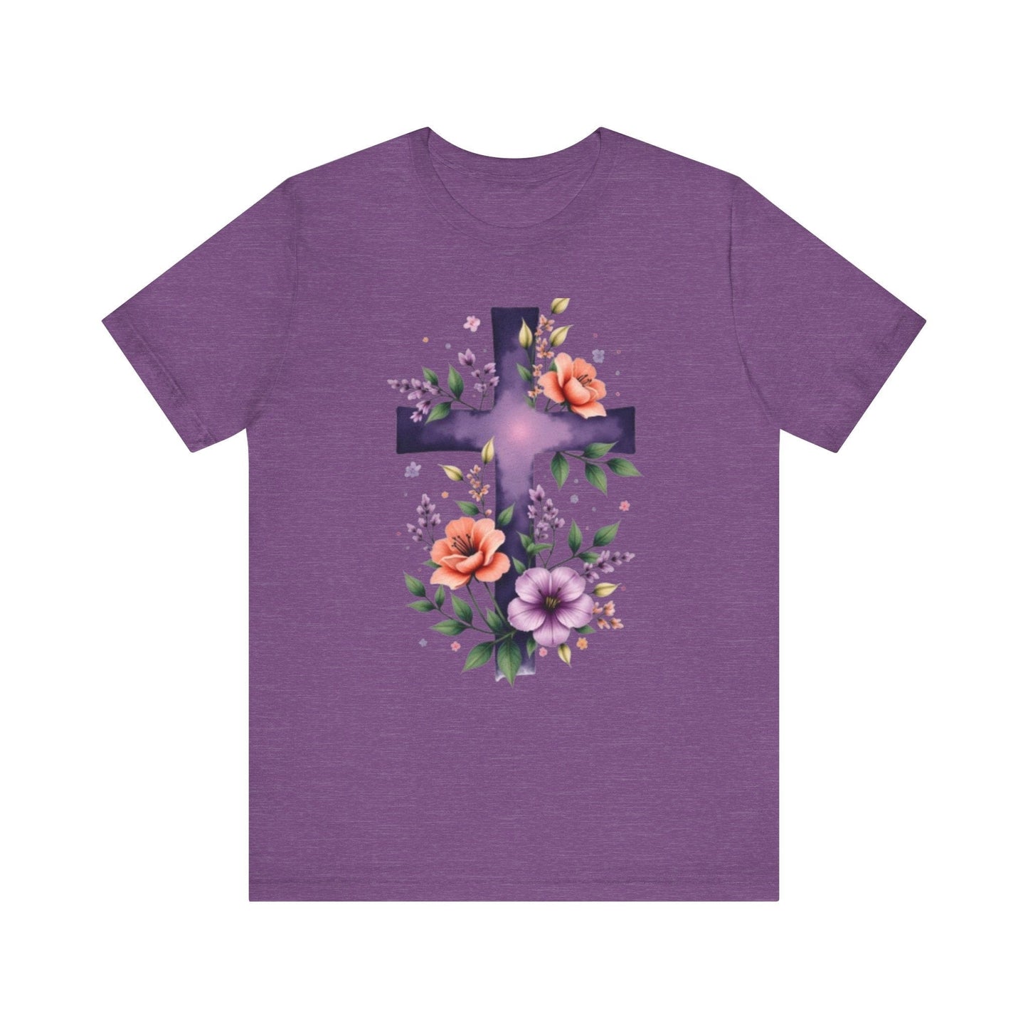 Floral Cross T-Shirt