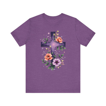 Floral Cross T-Shirt