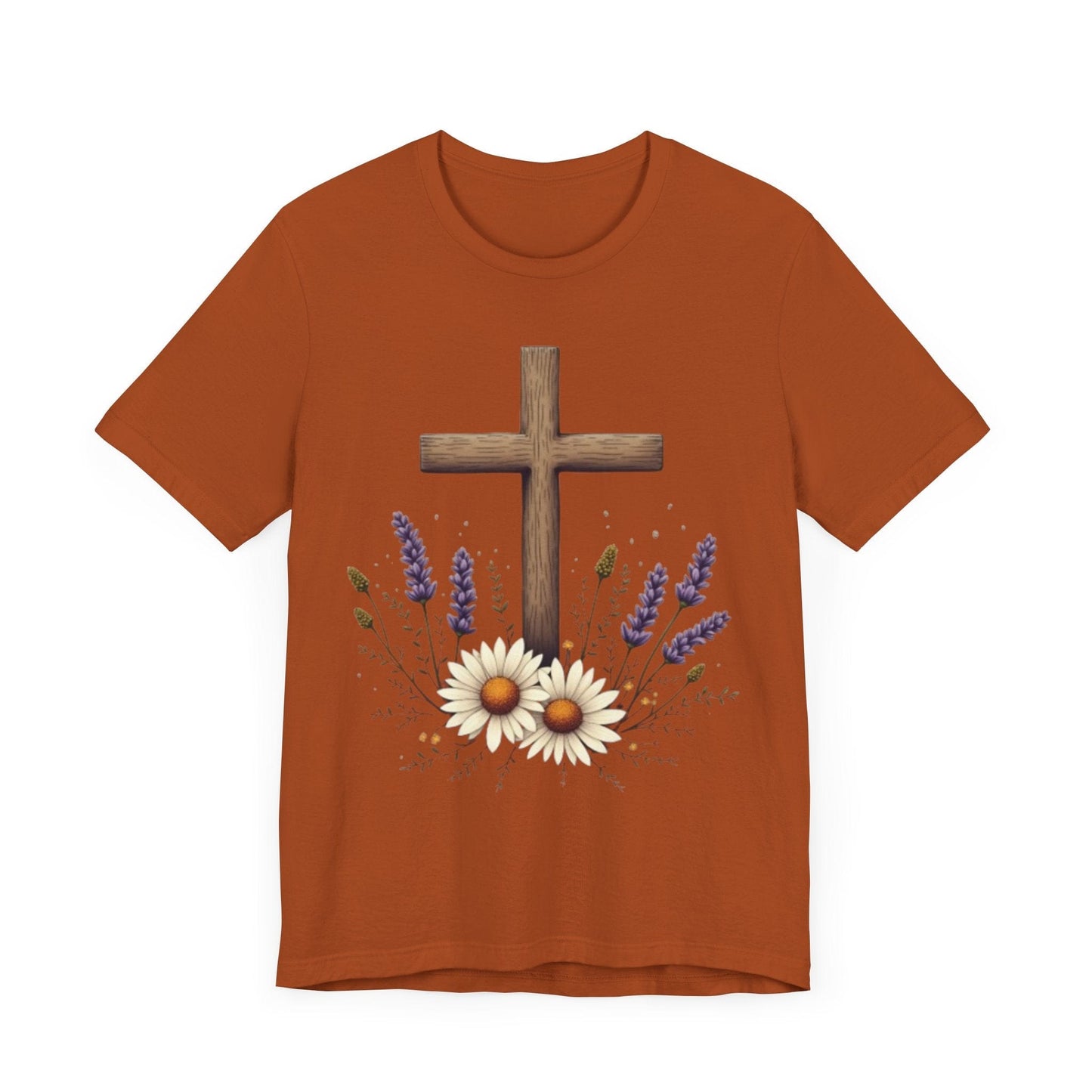 Floral Cross T-Shirt