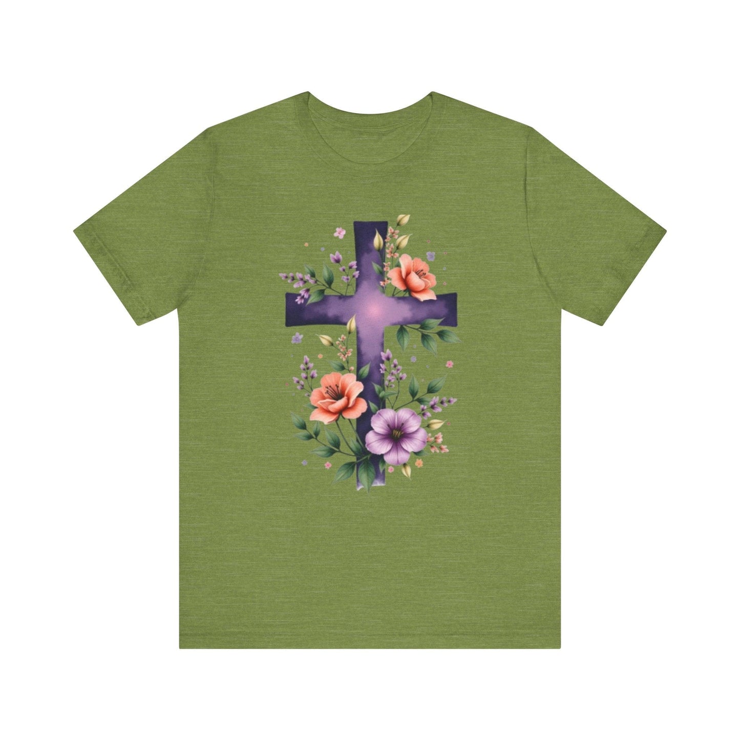 Floral Cross T-Shirt