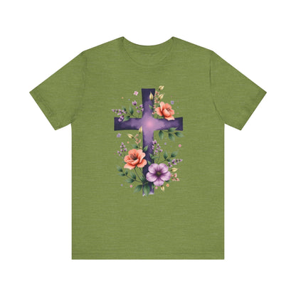 Floral Cross T-Shirt
