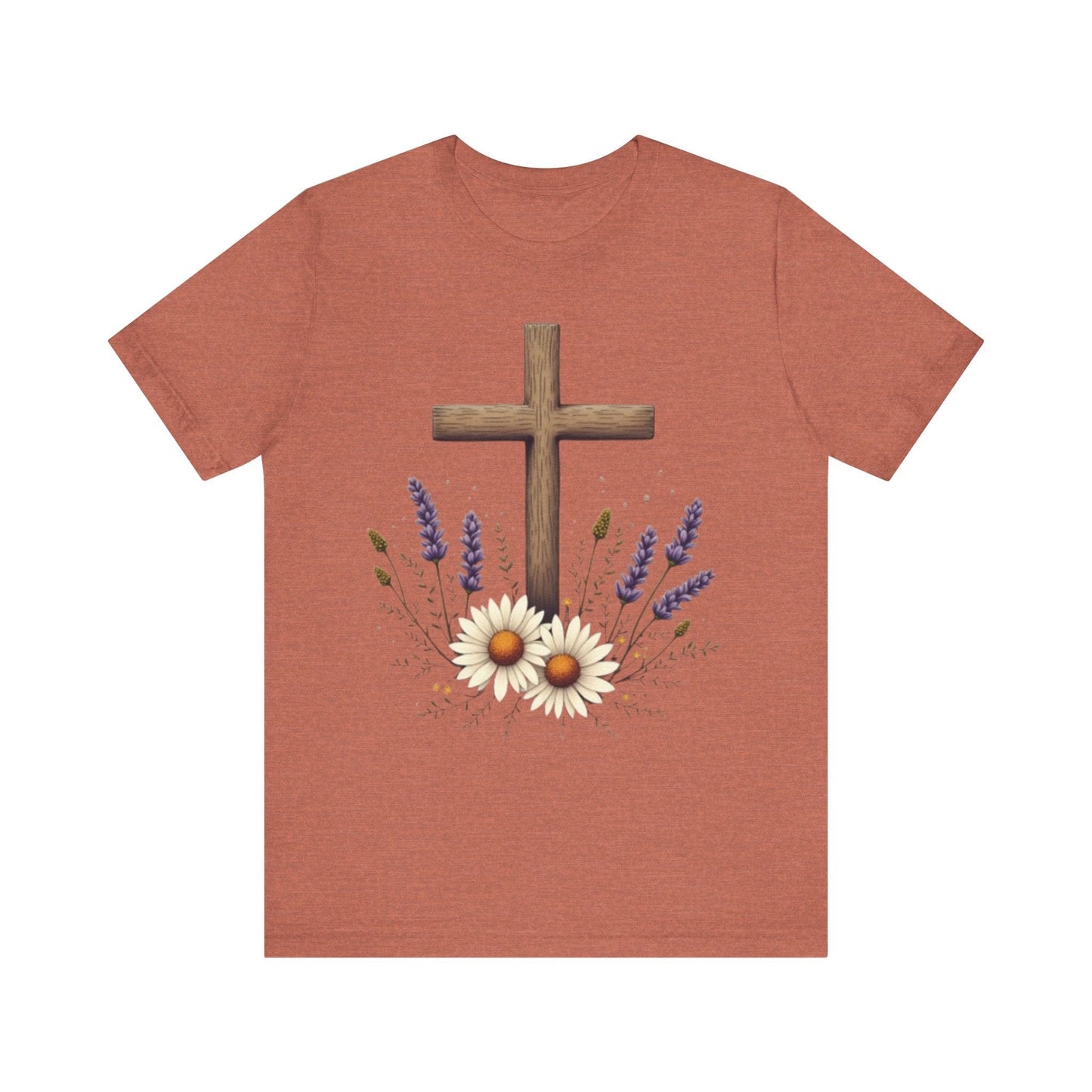 Floral Cross T-Shirt
