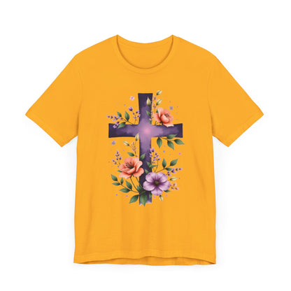 Floral Cross T-Shirt