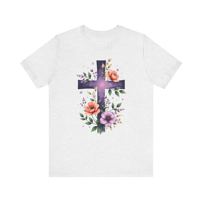 Floral Cross T-Shirt