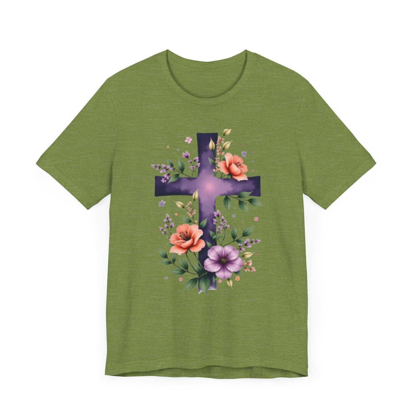 Floral Cross T-Shirt