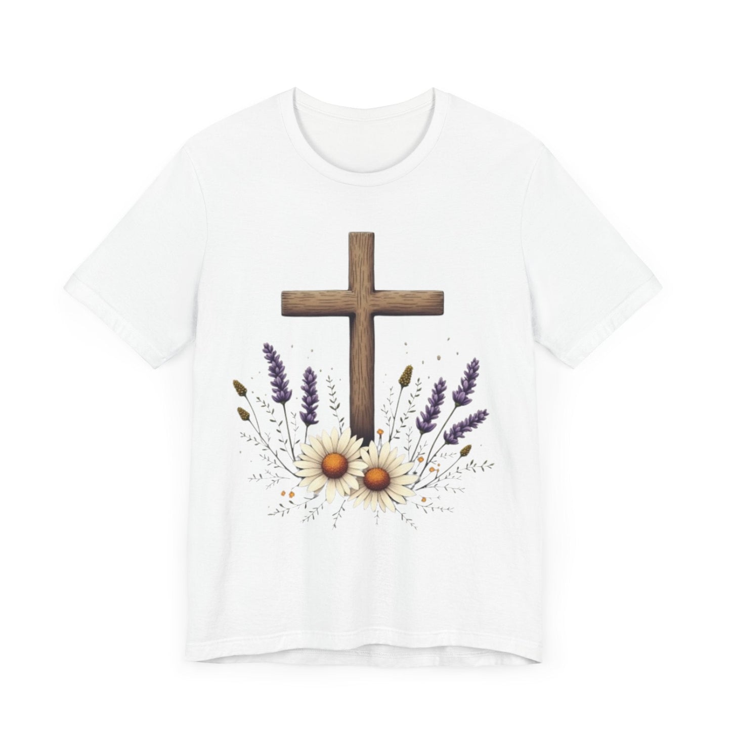 Floral Cross T-Shirt