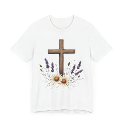 Floral Cross T-Shirt