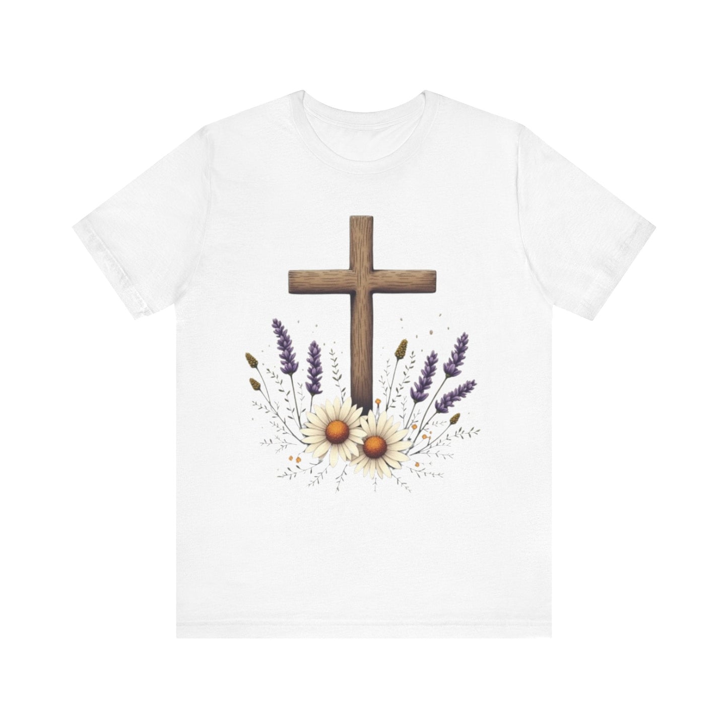 Floral Cross T-Shirt