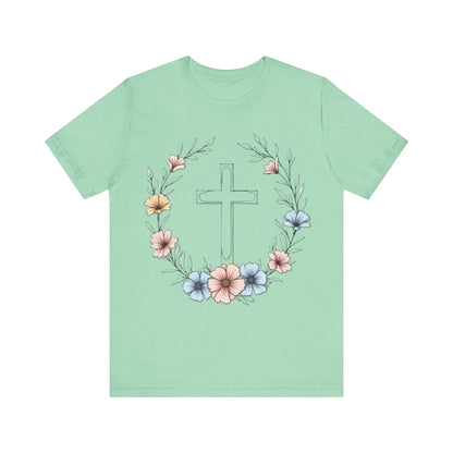 Flower Cross T-Shirt