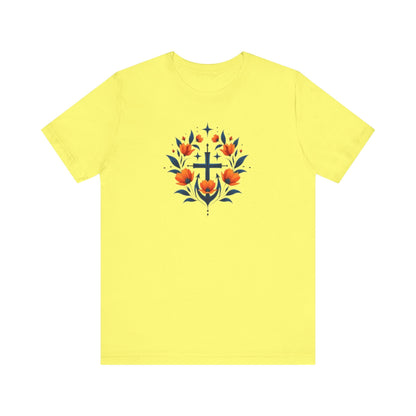 Floral Geometry T-Shirt