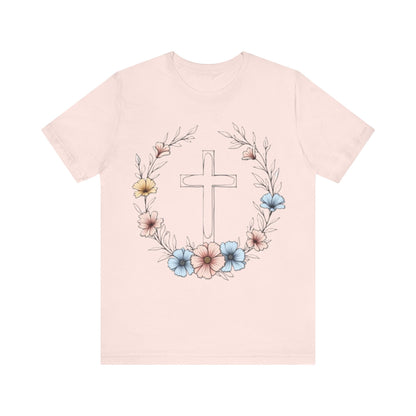 Flower Cross T-Shirt