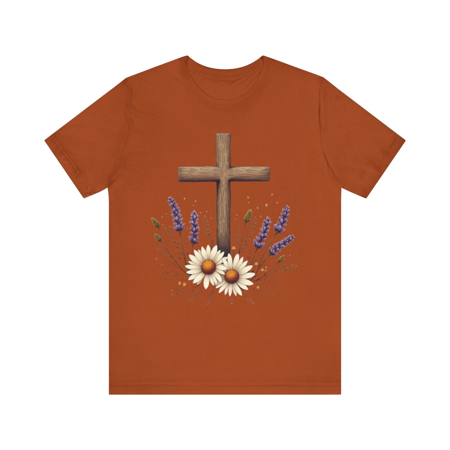 Floral Cross T-Shirt