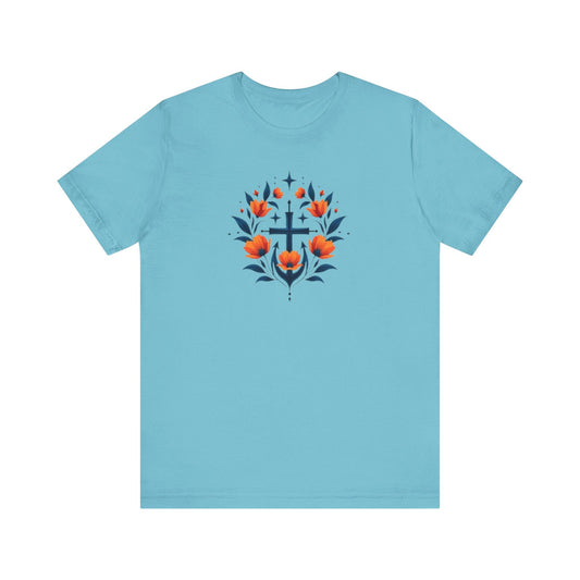 Floral Geometry T-Shirt