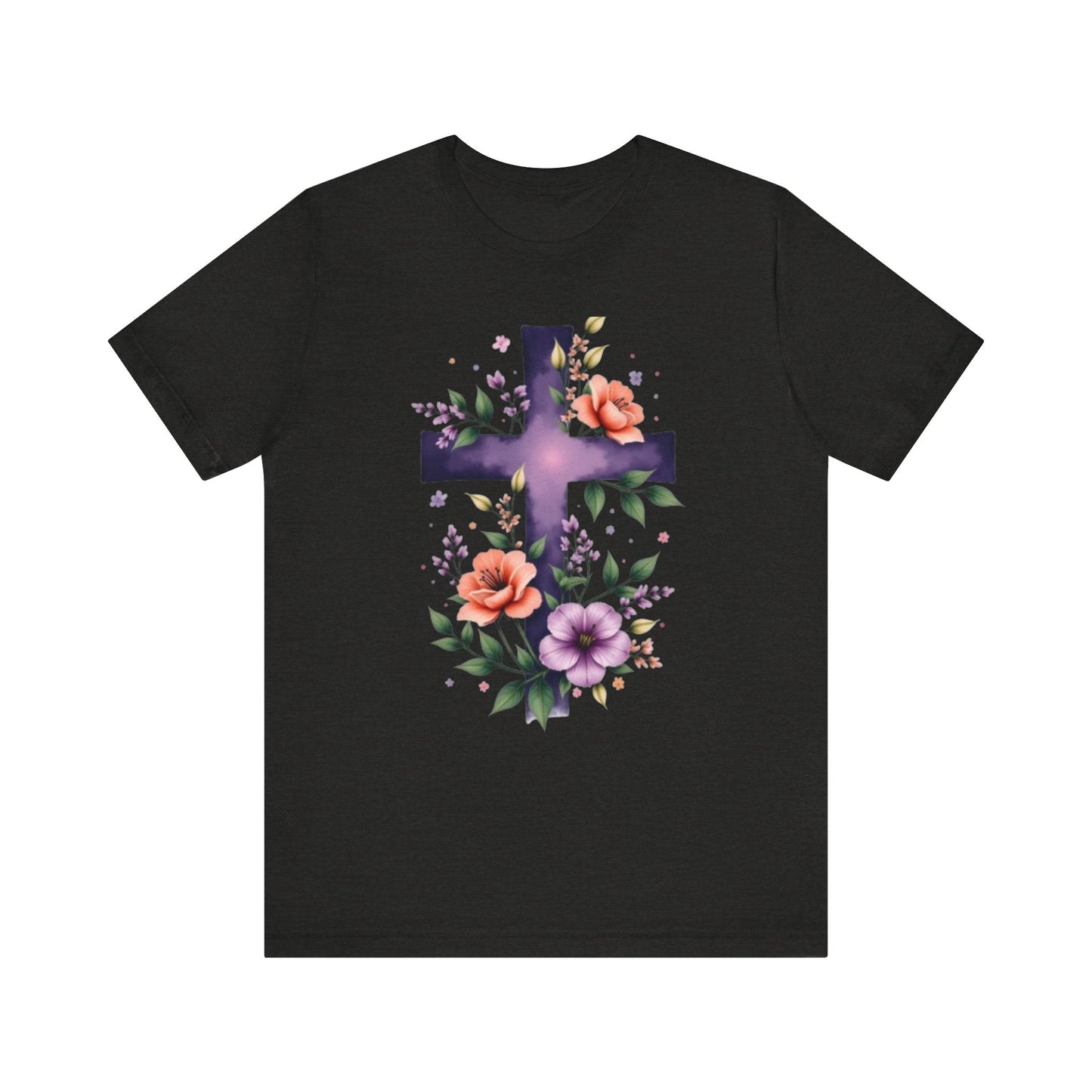 Floral Cross T-Shirt